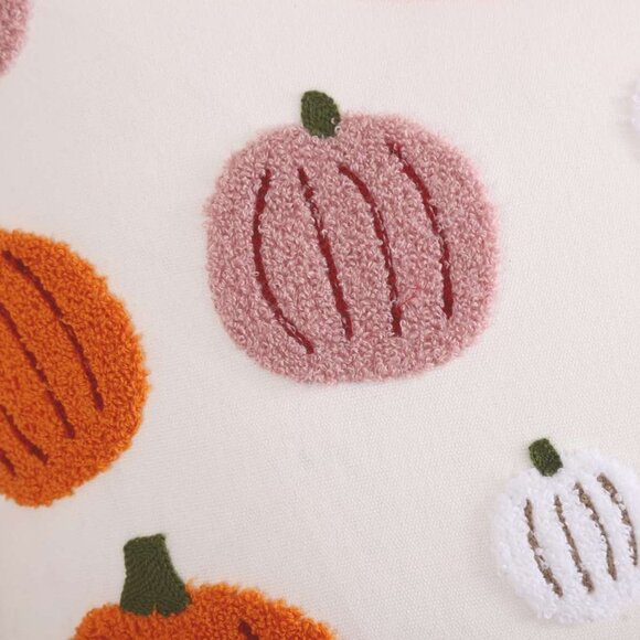 Halloween / Thanksgiving Pillow Case Set of 2 Embroidered Quality Design Tosleo - Picture 4 of 13